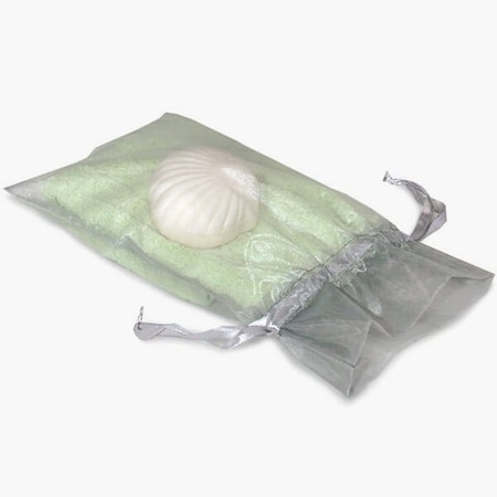 Nashville Wraps Silver Organza Favor Bags, 6x10, 10PK B95340