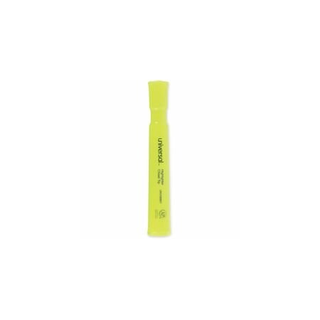 Universal Desk Highlighter, Chisel Tip, Fluo, 12PK UNV08861