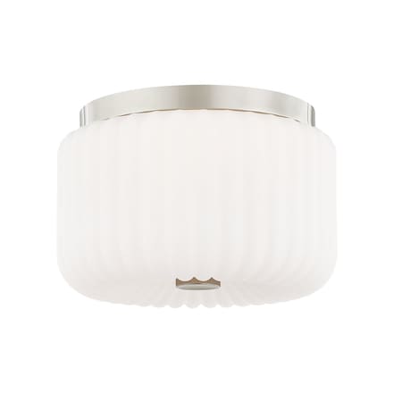 Mitzi Lydia 2 Light Flush Mount 5.25 In. Polished Nickel H340502-PN