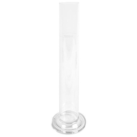 Vee Gee Hydrometer Jar, 1 L, 400 mm H, Clear 21050-1000-L