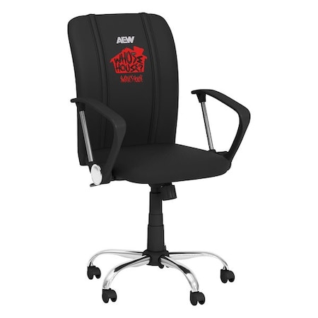 Dreamseat Curve Task Chair with AEW Swerve Strickland Whose House Logo XZOCCURVE-PSAEW0016