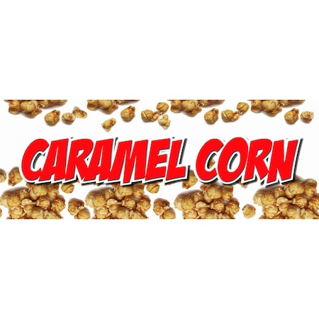 Signmission Caramel Corn, 12 Inch, Decal D-Caramel Corn