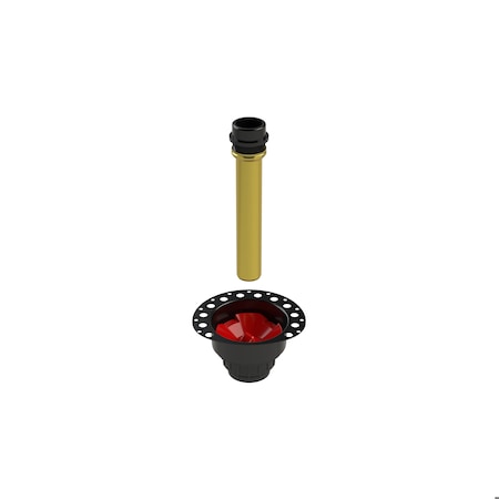 Os&B ABS Freestanding Tub Drain Rough-In With Metal Deck Flange ITD35