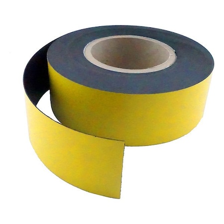 Zoro Select Magnetic Strip, Yellow ZG03080YX50F
