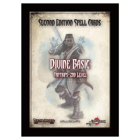 Legendary Games Pathfinder Second Edition Spell Cards - Divine Basic LEG412SSC02PF2