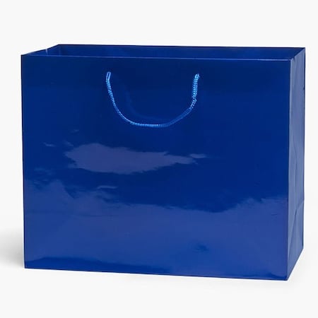 Nashville Wraps Royal Blue Gloss Gift Bags, Vogue 16x6x12, 10PK GTVMRO