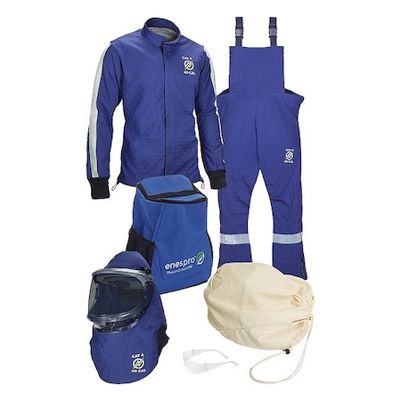 National Safety Apparel Arc Flash Clothing Kit, Navy, XL ARC40KITNG-XL