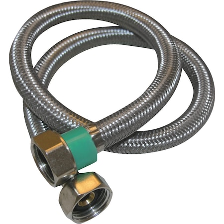 Westlake Pipe & Fittings 1/2'' IPSx1/2'' IPSx30'' L Braided SS Flex Line Faucet Connector 10-0431