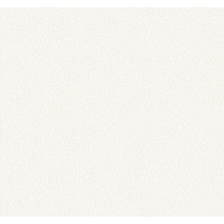 York Wallcoverings Effervesce White Wallpaper MN1882
