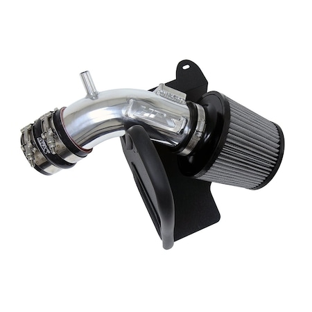 Hps Performance Air Intake Kit with Heat Shield, Polished, 827-665P