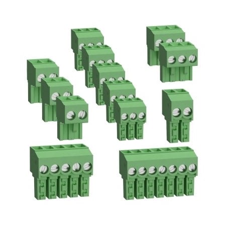 Schneider Electric Terminal Block, Green TM172ASCTB18