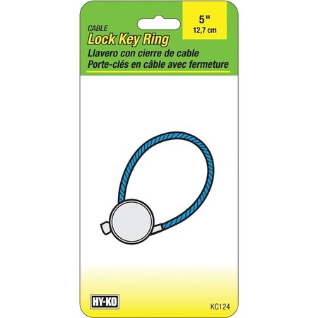 Hy-Ko Prod Co Cable Lock Key Ring KC124