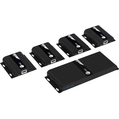 Siig 1x4 HDMI Splitter HDbitT over IP Extender - 120m Over Cat6 - Full HD 1080p at 60Hz CE-H25F11-S1