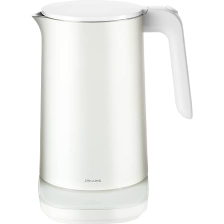 Zwilling Enfinigy 1.5-Liter Cool Touch Stainless Steel Electric Kettle Pro, Tea Kettle, White 1023879