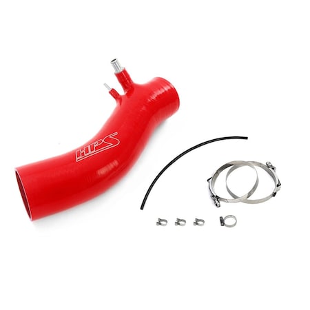 Hps Performance High Temp Reinforced Silicone Air Intake Hose Kit, Red,  57-2046-RED