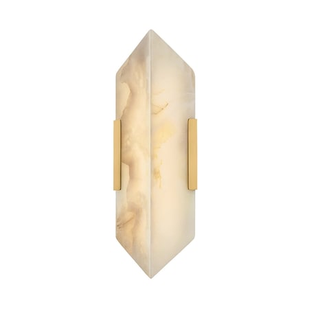 Corbett Lighting Geo 1 Light Wall Sconce in Vintage Brass Finish 558-16-VB