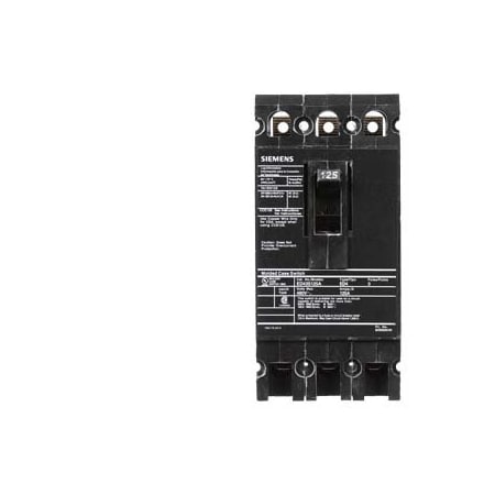 Siemens MCCB SWITCH 125A 3P 480 VAC W/LO LUGS ED43S125A