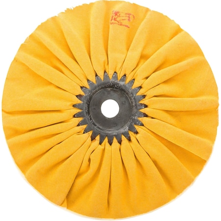 Woodstock 8" x 12 Ply x 5/8" Airway Hard Buff Wheel, 3500 RPM D2517
