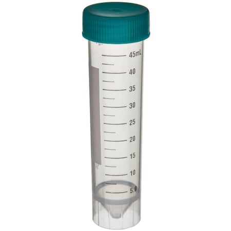 Rpi Graduated Centrifuge Tubes, 50ml, Free Standing, Polypropylene, Non Sterile, Bulk, 500PK 163265LC