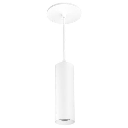 Elco Lighting 2in Koto Sylo Pendant Fixture, White EKS25PDS
