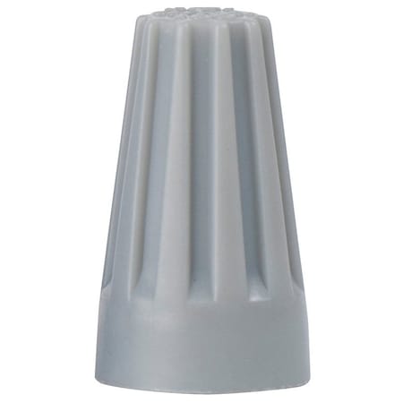 Gardner Bender WireGard 1 Wire Connector, 22 to 16 AWG Wire, Steel Contact, Polypropylene Housing Material, Gray 25-001