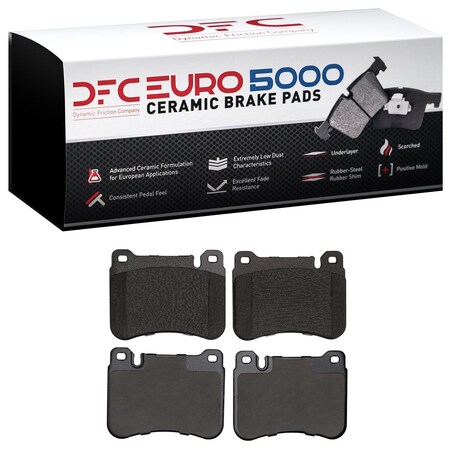 Dfc 5000 Euro Ceramic Disc Brake Pad Set, 1600-1121-00