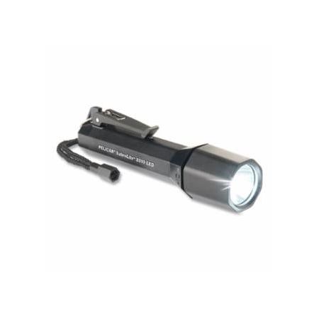 Pelican 2010 SabreLite, LED Flashlight, 3 C, 161 Lumens, Black, 6PK 562-020100-0101-110