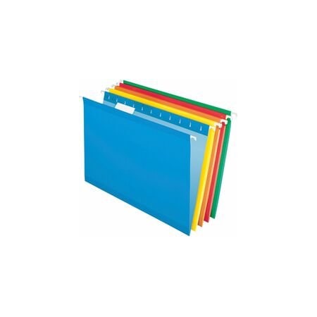 Pendaflex FOLDER, HANGING, LGL, 1/5, AST, 25PK 415315ASST