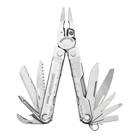 Leatherman Multi Tool Plier, 4 in L, Stainless Steel 831547