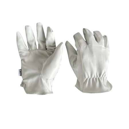 Azusa Safety General Purpose Gloves, Synthetic Leather, Natural, Small, 12 PK CS-001-S