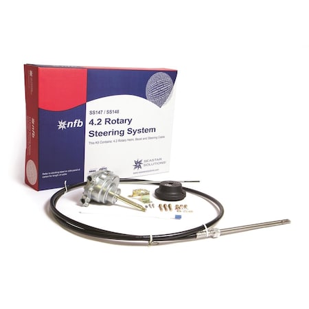 Sierra International SS14717 17 ft. No-Feedback 4.2 Steering Kit, Single Cable 3001.3654