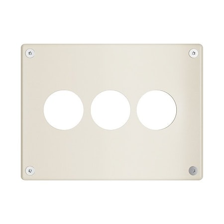 Legrand Wall Plate, 7.34" W, Steel, Ivory WSP03N911IVYPS