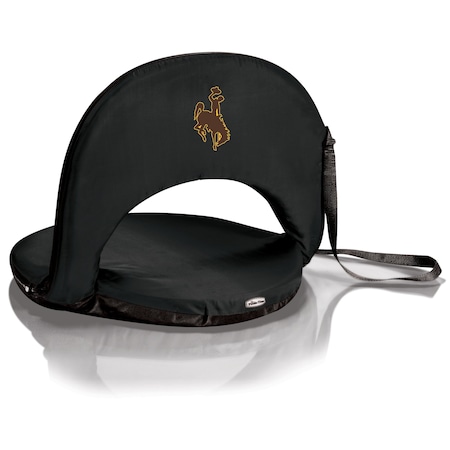 Picnic Time Family Of Brands NCAA Wyoming Cowboys Oniva Stadium Seat - Reclining Bleacher Seat with Back Support 626-00-179-694-0