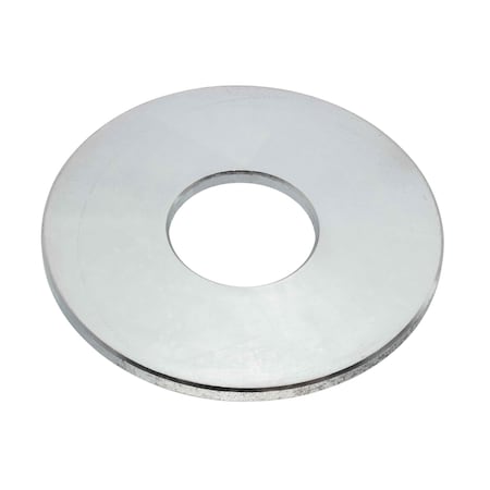 Zoro Select Flat Washer, For Screw Size 1 1/8 in , Stainless Steel Plain Finish, 2 PK WASB81W316