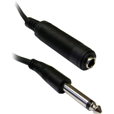 Cable Wholesale 1/4 inch Mono Extension Cable, 1/4 Male to 1/4 Female, 100 foot 10A1-612HD
