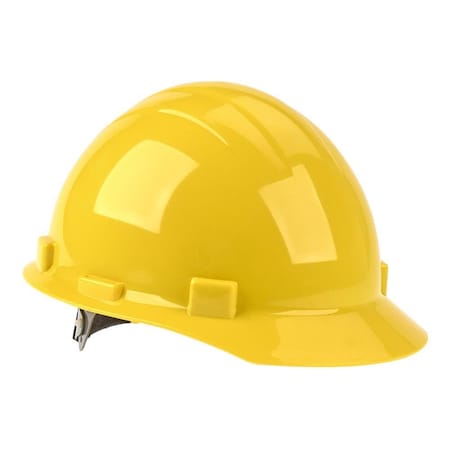 J. J. Keller & Associates SAFEGEAR Cap Style Hard Hat, 4 Point Adjustable Ratchet Suspension, Class E and G, Yellow, 1 Piece 69995