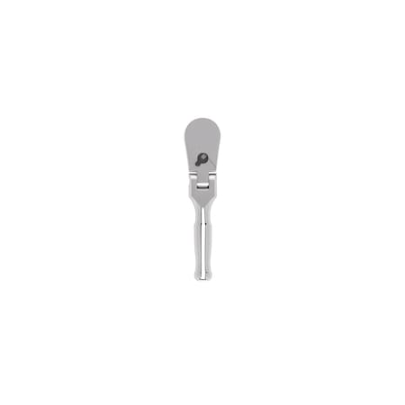 Tekton 1/2 Inch Drive x 6 Inch Flex Head Non-Quick-Release Stubby Ratchet SRH26206