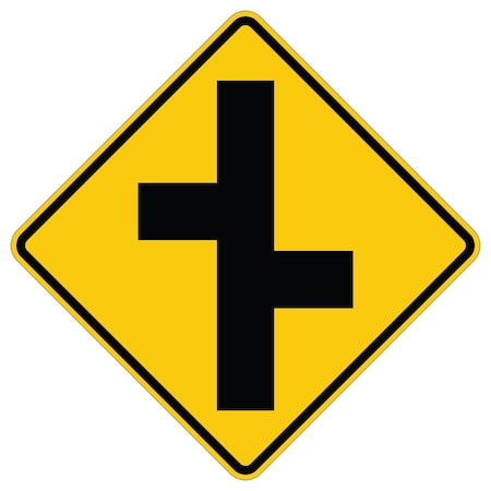 Sign Solutions Usa Traffic Sign, 48 in Width, Aluminum Sign, Diamond DUS10DFY4848W2-7R