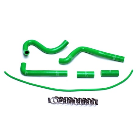Hps Performance High Temp Reinforced Silicone Radiator Coolant Hose Kit, Green,  57-1505-GRN