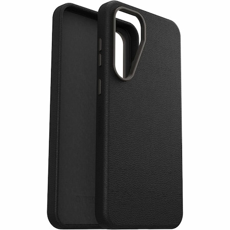 Otterbox Symmetry Cactus Leather Case For Samsung Galaxy S25 Plus, Noir Ash 77-97445