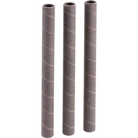 Woodstock 3/4" Dia. x 9" A/O Hard Sanding Sleeve, 100 Grit, 3PK D1442