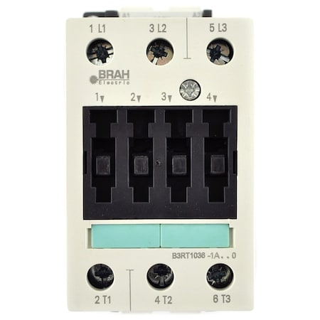 Brah Electric , Replacement 50A 600V 3P with 120VAC Closing Coil for Sirius Contactor 3RT1036-1AK61 B3RT1036-1AK61
