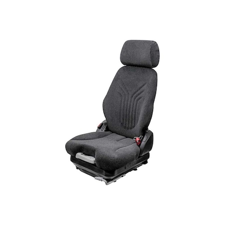 Uni Pro 139 Mechanical Suspension Seat | Black/Gray Fabric 8768