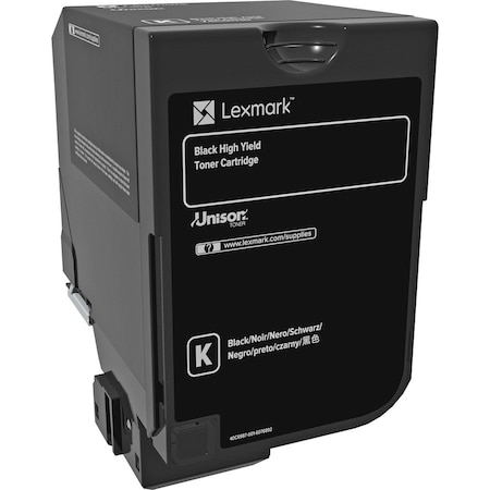 Lexmark BLACK TONER CARTRIDGE 74C0H10