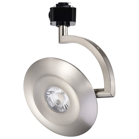 Satco Orb 12W LED H-Style Track Head CCT Selectable 24 Deg Beam Angle Brushed Nickel Finish 120V H-Style TH672