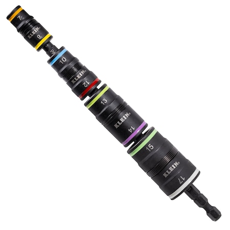 Klein Tools Impact Rated Flip Socket Set 32934M