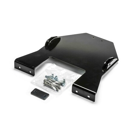 Snow Plow Mount Replacement For Warn Part 89613; Center Kit; Black; With Mounting Bracket And -  107562