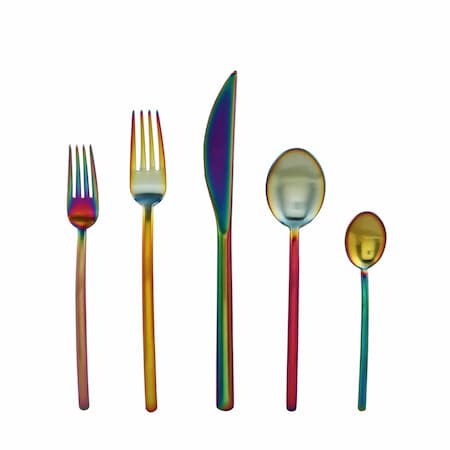 Mepra Due Ice Rainbow Flatware Set - 5 Pcs. 104422005IA