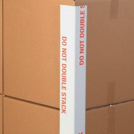 Partners Brand Edge Protectors, "DO NOT DOUBLE STACK", .160, 2" x 2" x 48", White, 2240/Skid, PK2240 EP2248160DS