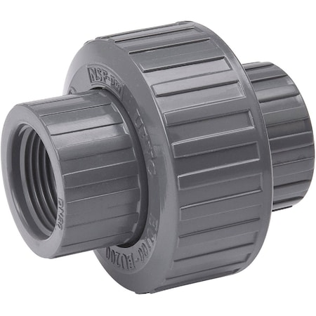 B & K 1/2'' FIP Threaded Schedule 80 PVC Union 164-103
